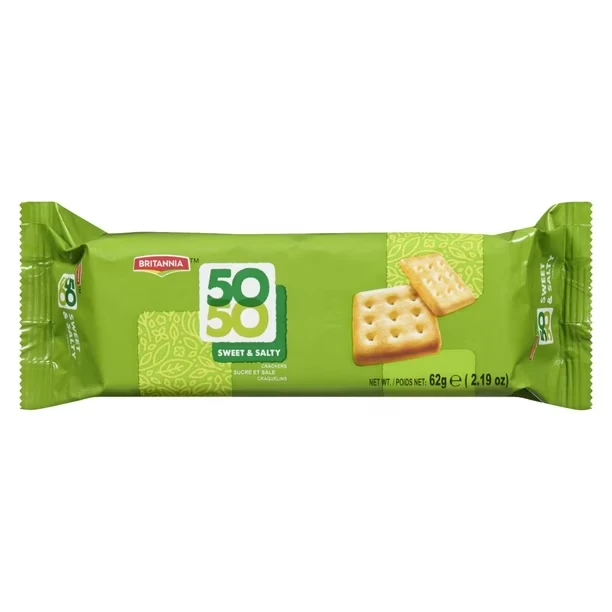 Britannia 50-50 Biscuit 62g