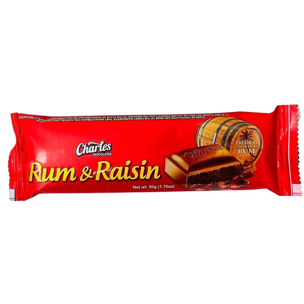 Charles Rum & Raisin Chocolate Bar
