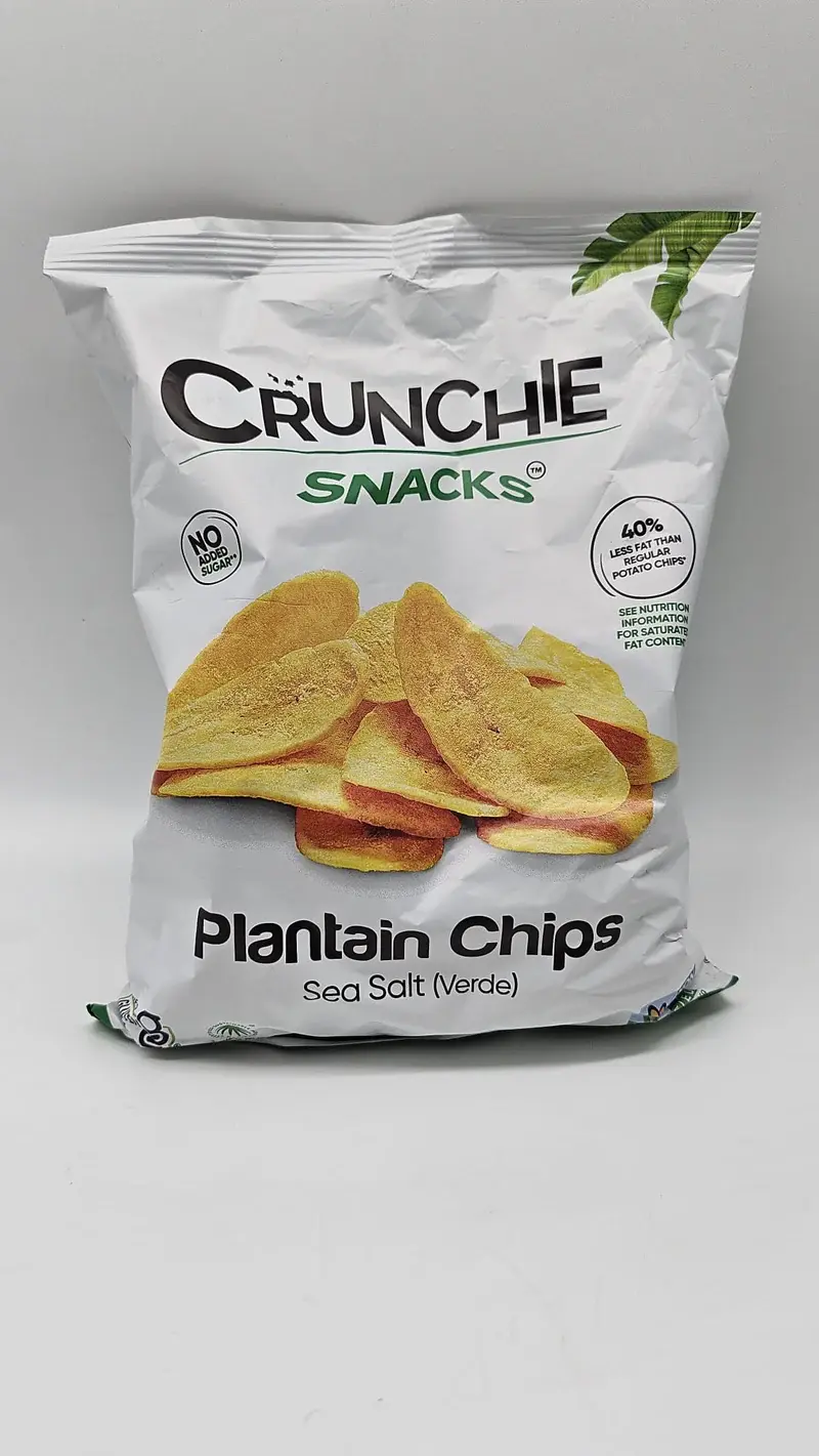 Crunchie Snacks Ripe Plantain Chips Sea Salt