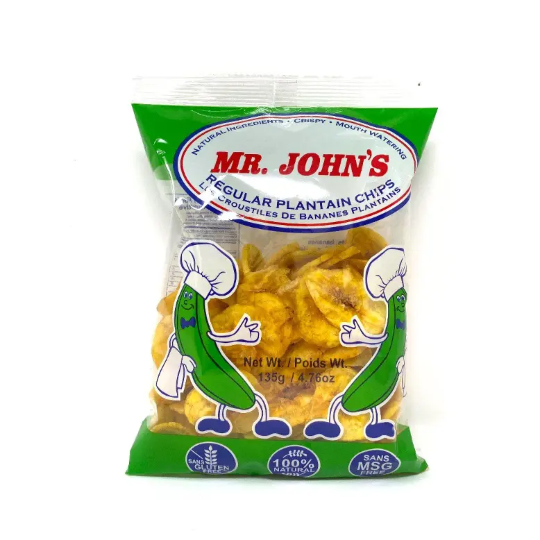 Mr John's Regular Plantain Chips 135g