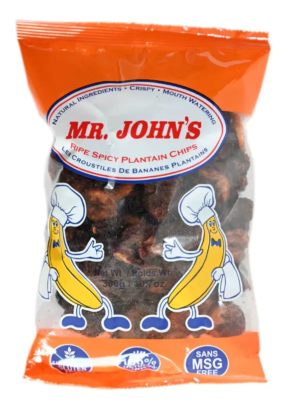 Mr John's Ripe Spicy Plantain Chips 135g