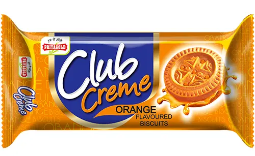 Priyagold Club Creme Orange Cookies 74g
