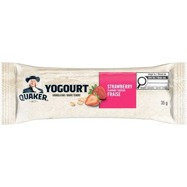 Quaker Harvest Yogurt Strawberry Granola Bars 35g