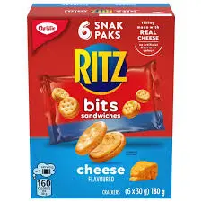 Ritz Bits Cheese Sandwiches Flavoured Crackers 180g
