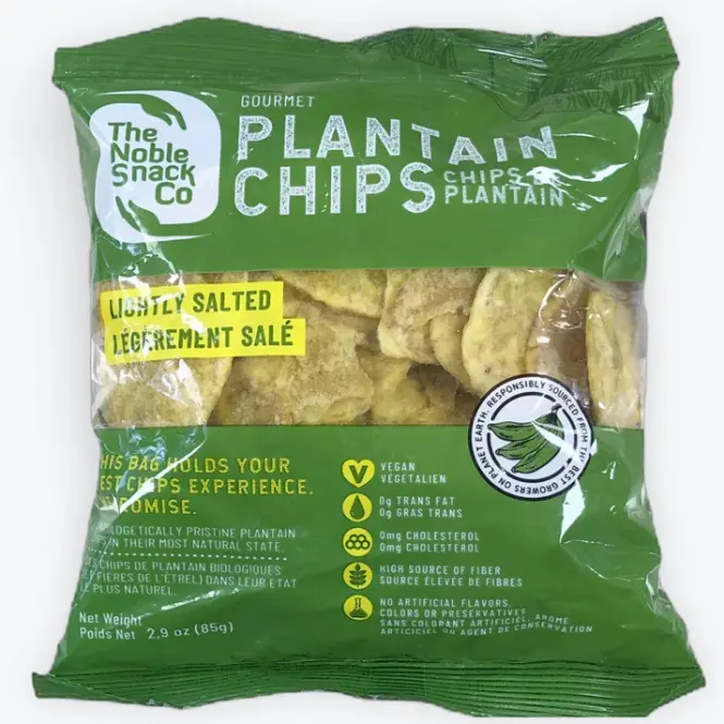 The Noble Snack Lightly Salted Plantain Chips 85g