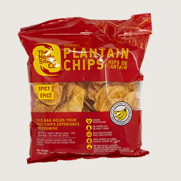 The Noble Snack Spicy Plantain Chips 85g
